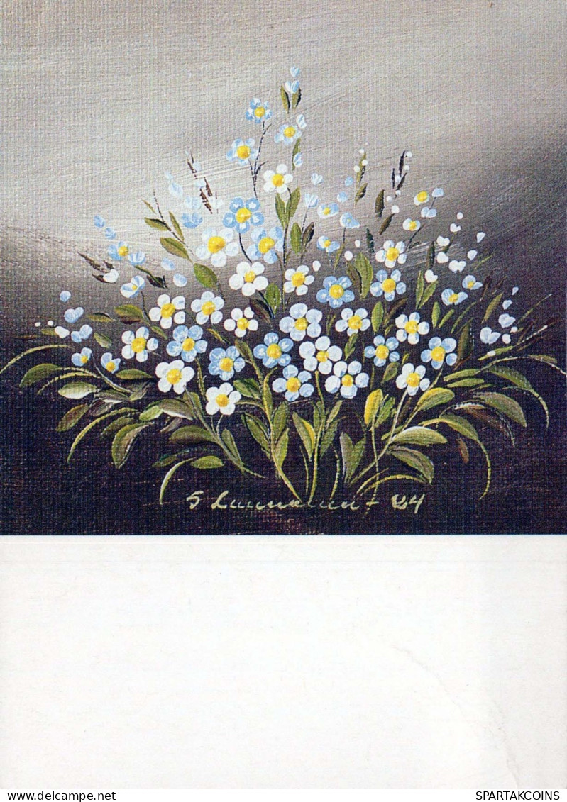 FLEURS Vintage Carte Postale CPSM #PBZ820.FR - Blumen