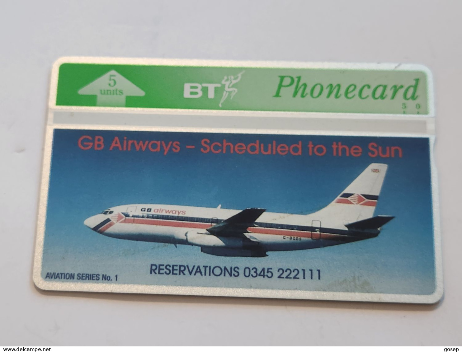 United Kingdom-(BTG-359)- Aviation-(1)-G.B. Airways-(319)(5units)(408C24977)(tirage-3.000)-price Cataloge--6.00£-mint - BT Edición General