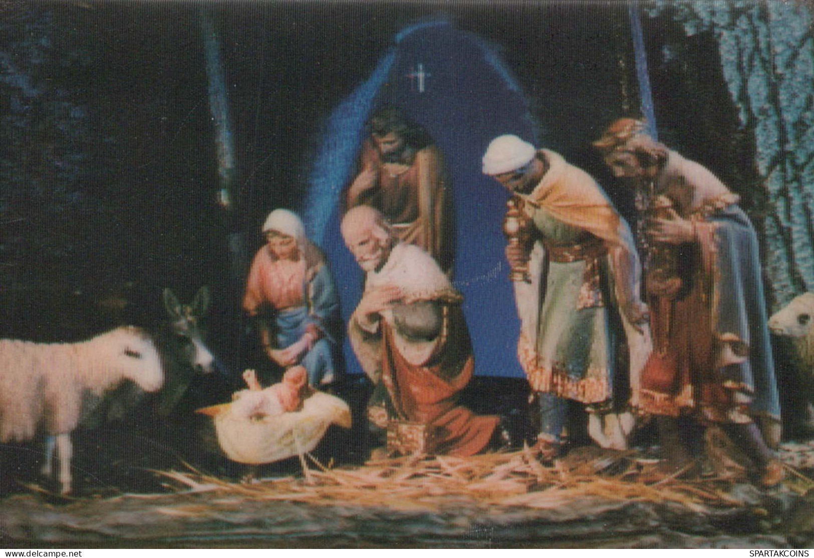 Vierge Marie Madone Bébé JÉSUS Religion Vintage Carte Postale CPSM #PBQ074.FR - Virgen Mary & Madonnas
