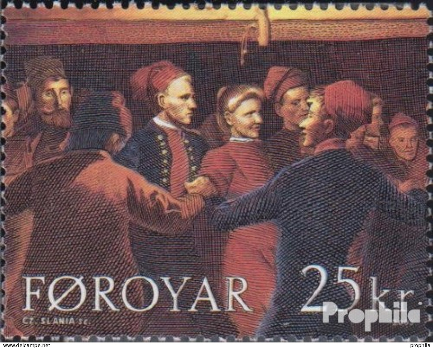 Dänemark - Färöer 470 (kompl.Ausg.) Postfrisch 2003 Briefmarke Von C. Slania - Faroe Islands