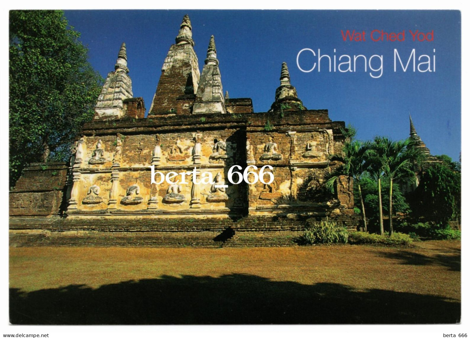 Thailand * Wat Chet Yod Buddhist Temple Chiang Mai - Thaïland