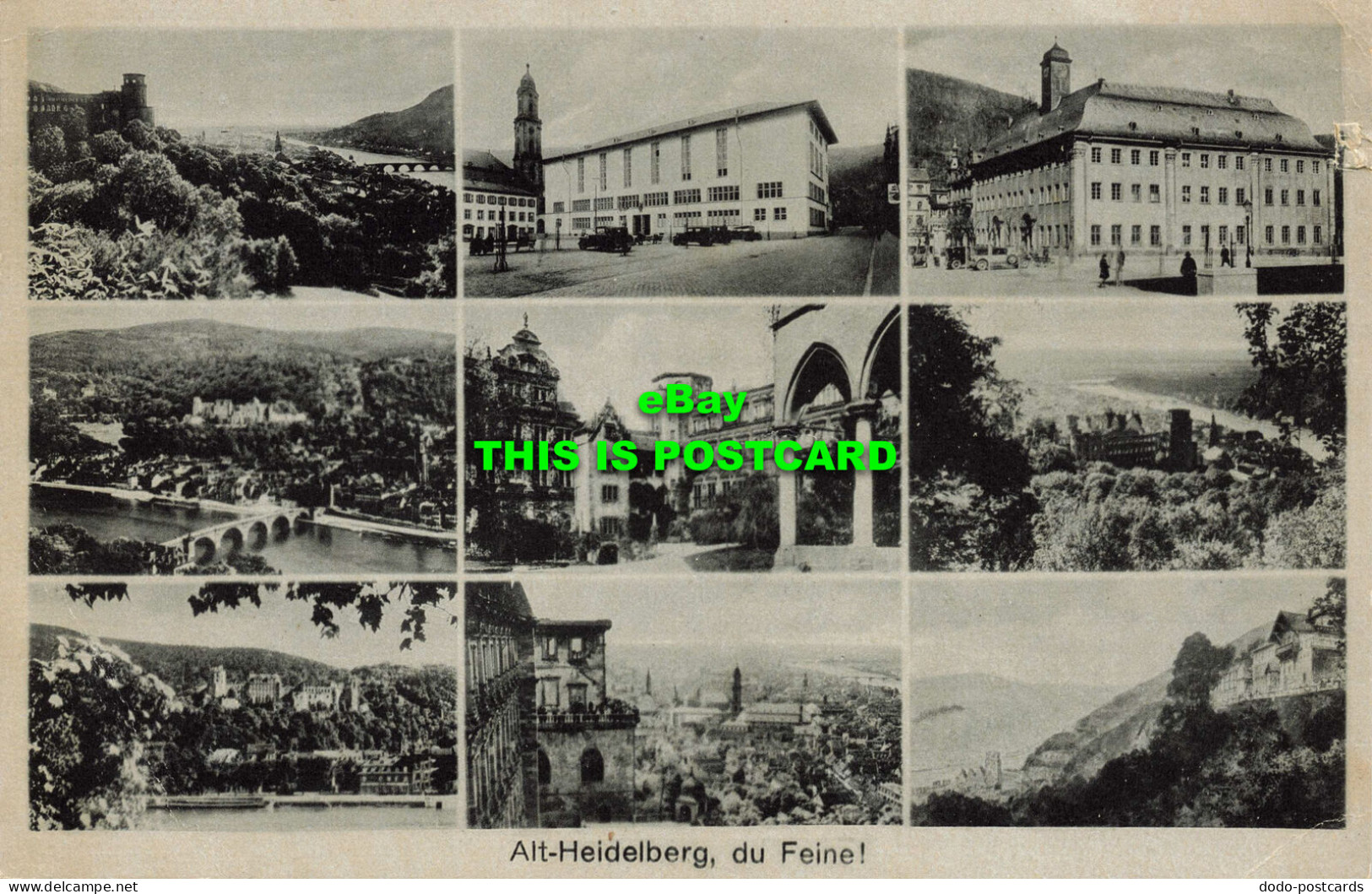 R597331 Alt. Heidelberg Du Feine. No. 346. Carl Knoblauch. Multi View - Monde