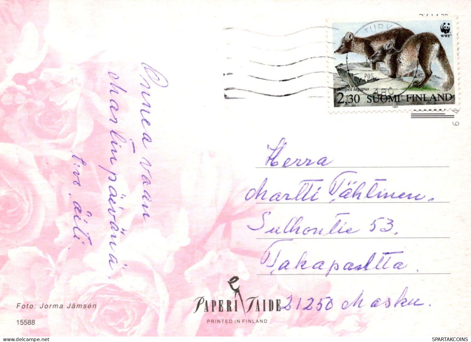 FLEURS Vintage Carte Postale CPSM #PAR748.FR - Flowers