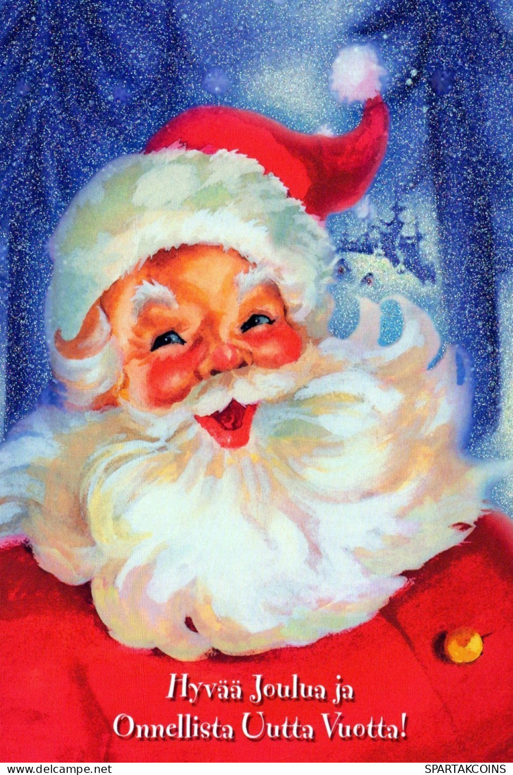 PÈRE NOËL NOËL Fêtes Voeux Vintage Carte Postale CPSM #PAJ887.FR - Santa Claus