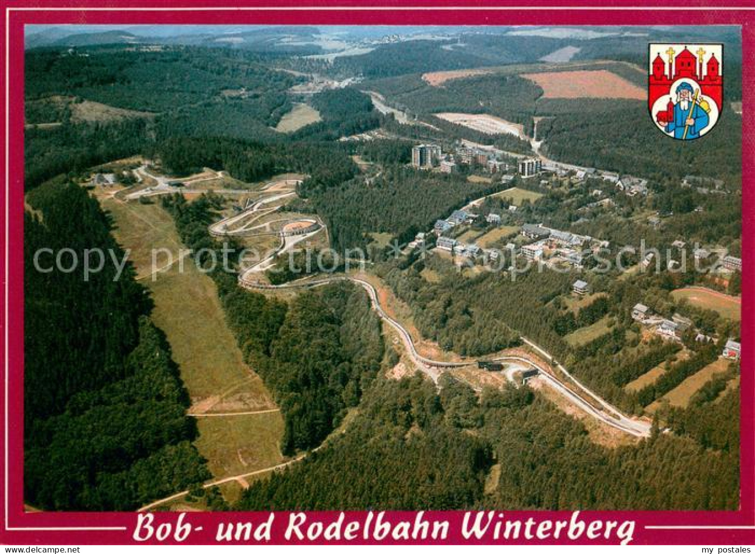 73613517 Winterberg Hochsauerland Fliegeraufnahme Bob- Und Rodelbahn Winterberg  - Winterberg