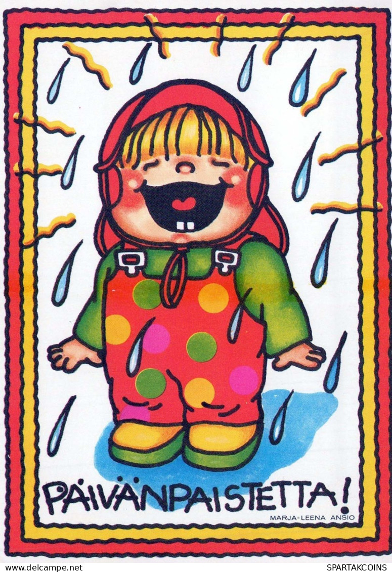CHILDREN HUMOUR Vintage Postcard CPSM #PBV353.GB - Humorous Cards