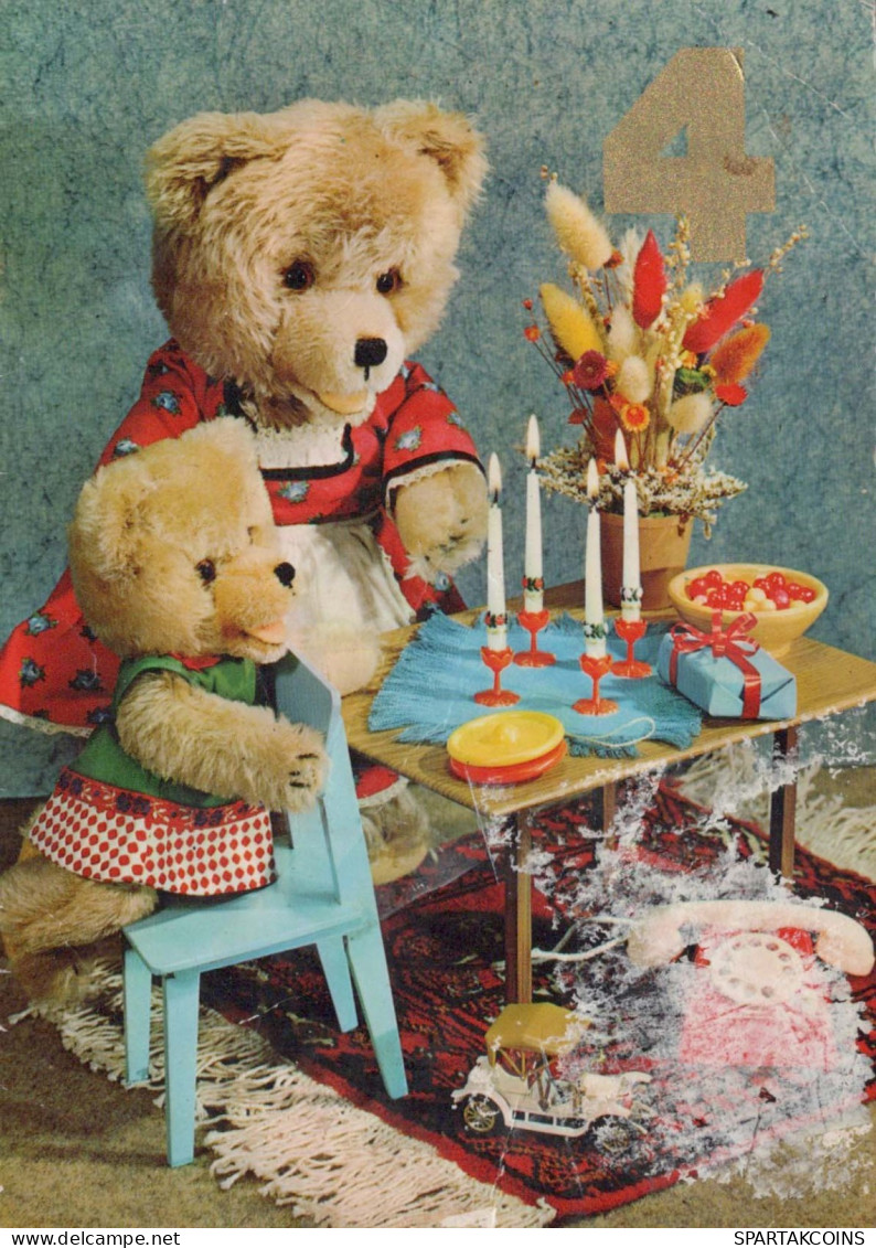 BEAR Animals Vintage Postcard CPSM #PBS171.GB - Orsi