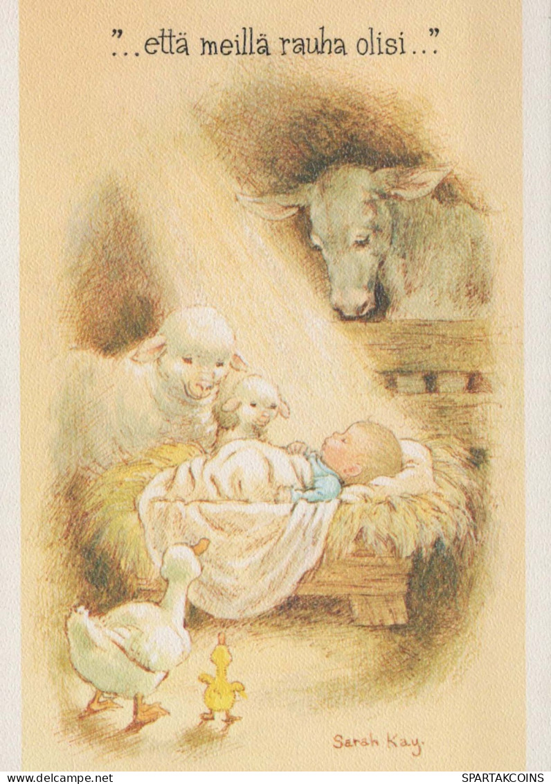 JESUS CHRIST Baby JESUS Christmas Religion Vintage Postcard CPSM #PBP815.GB - Jesus