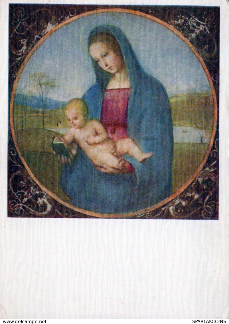Virgen Mary Madonna Baby JESUS Religion Vintage Postcard CPSM #PBQ136.GB - Virgen Mary & Madonnas