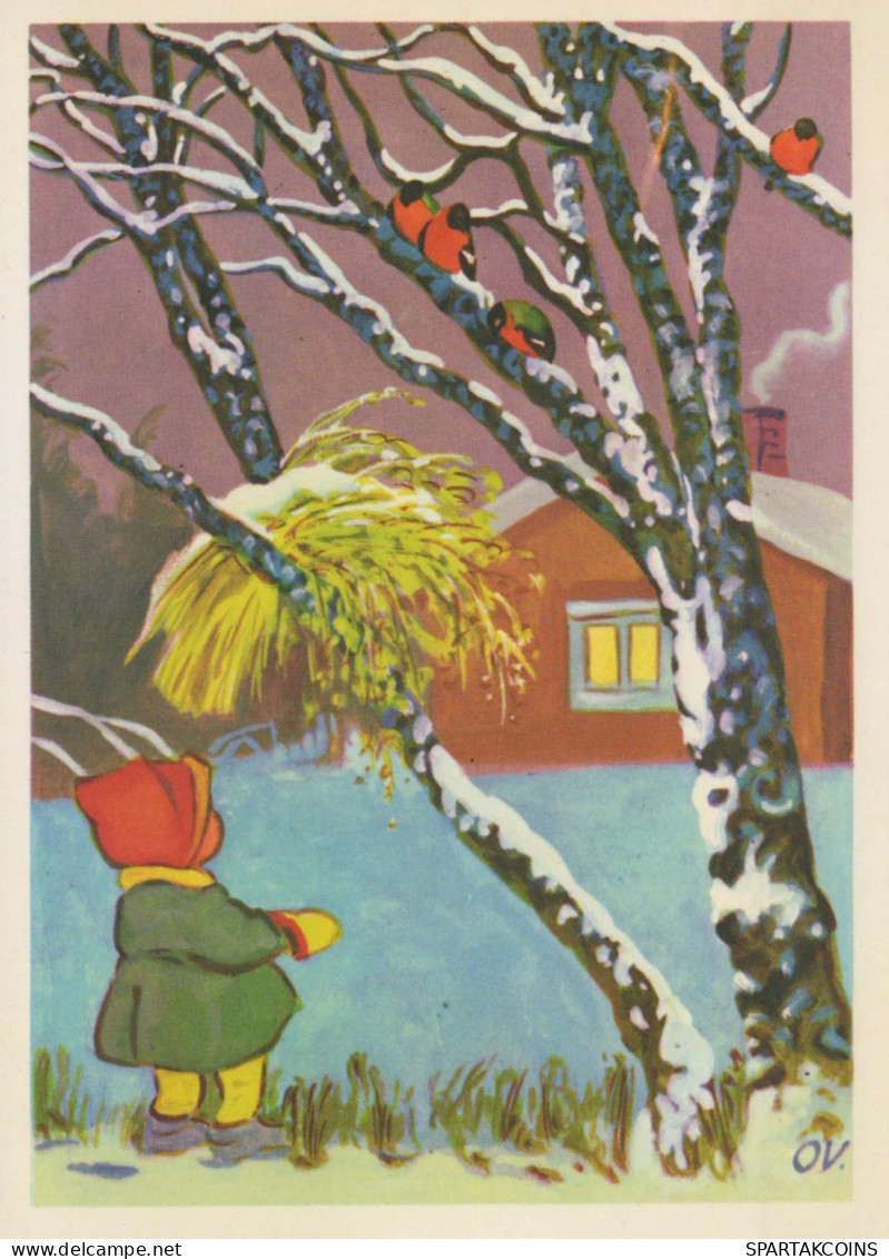 CHILDREN Scene Landscape Vintage Postcard CPSM #PBB461.GB - Scene & Paesaggi