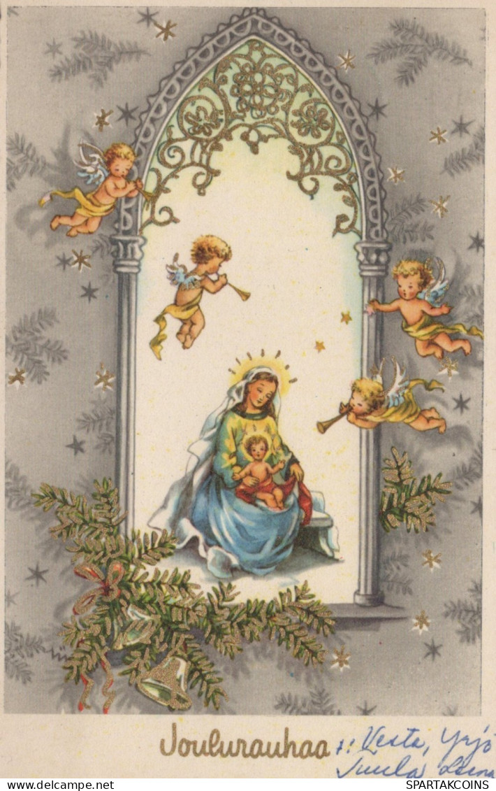 ANGEL CHRISTMAS Holidays Vintage Postcard CPSMPF #PAG765.GB - Angeles