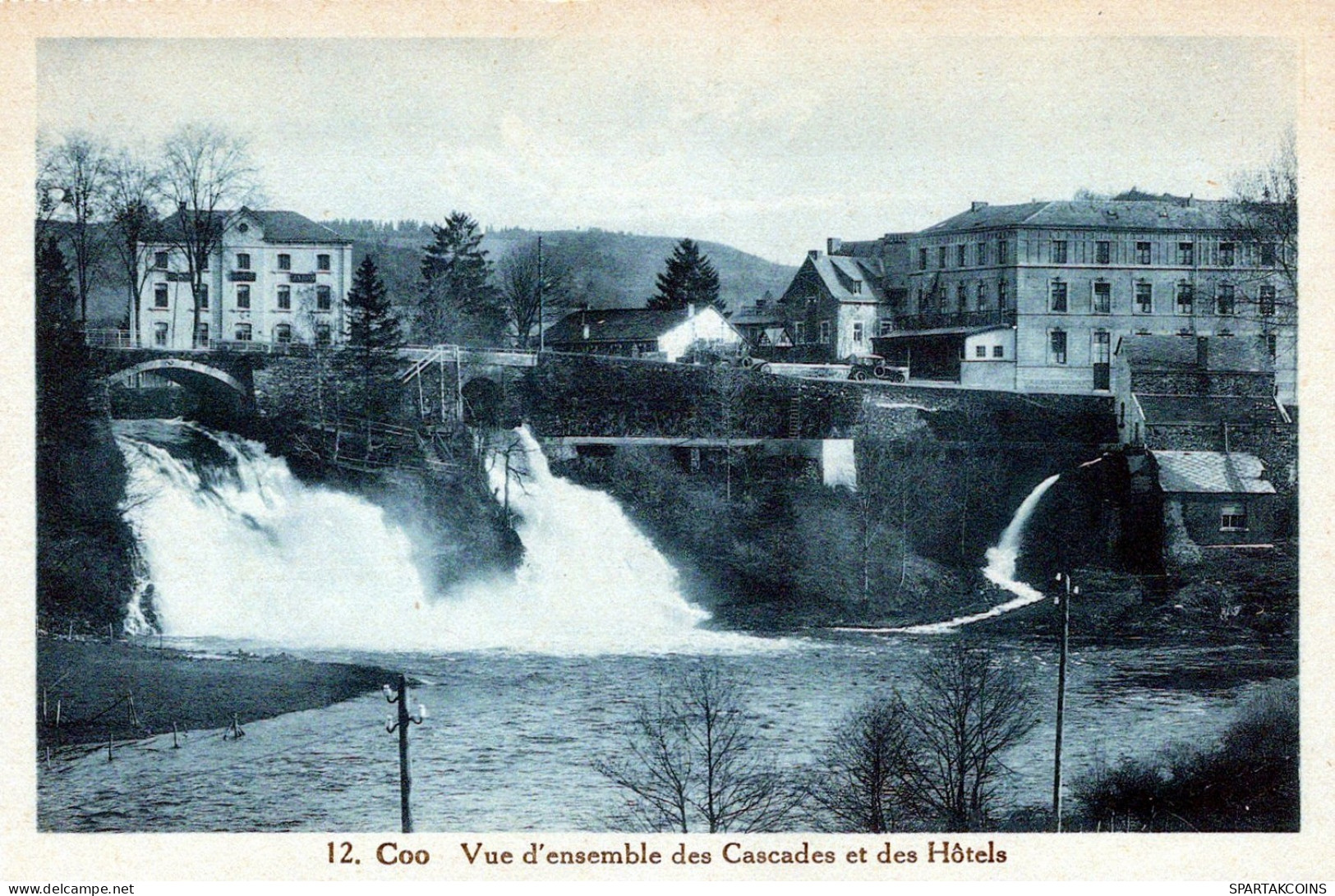 BELGIO COO WATERFALL Provincia Di Liegi Cartolina CPA Unposted #PAD032.IT - Stavelot