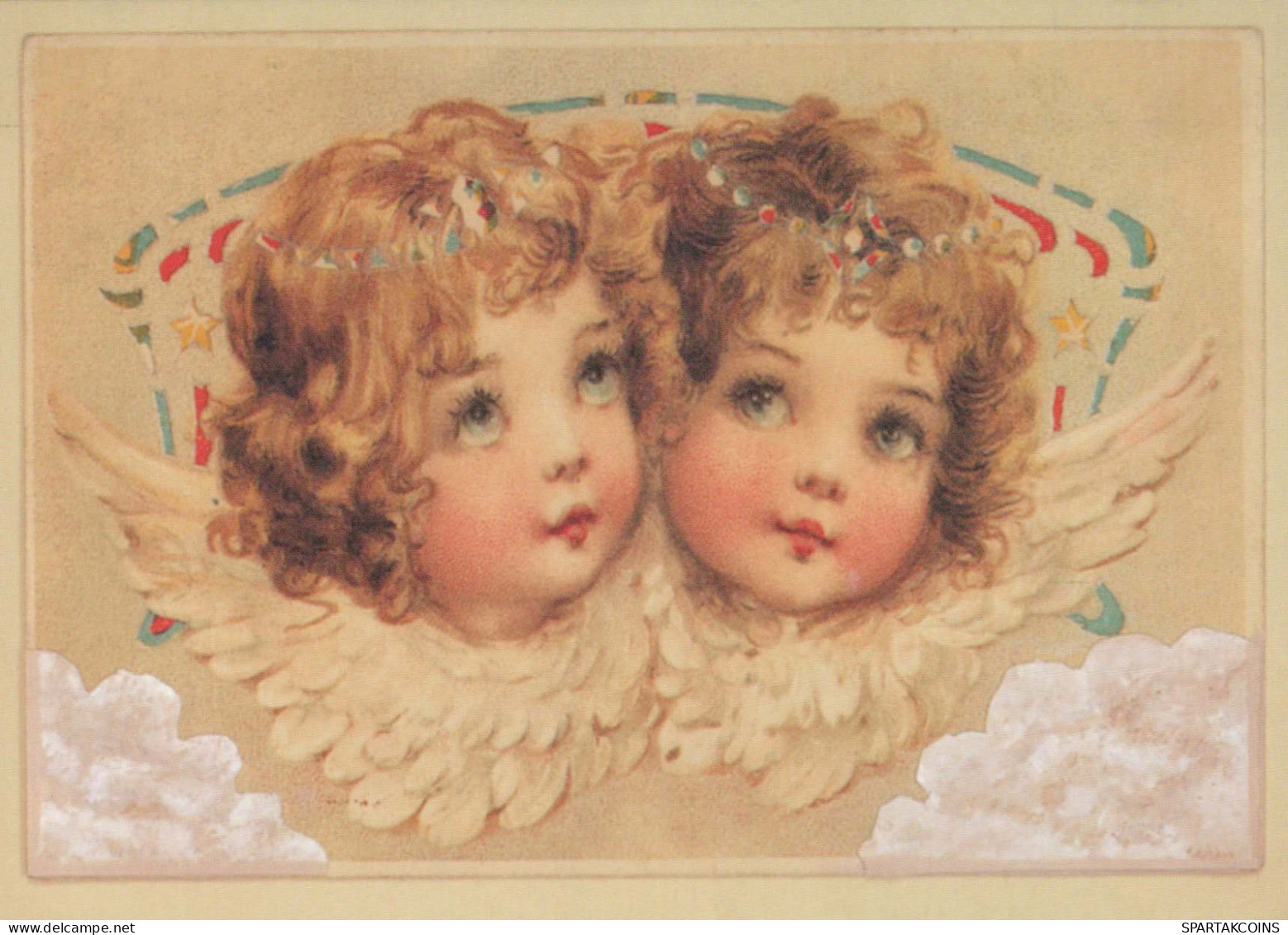 ANGELO Natale Vintage Cartolina CPSM #PBP371.IT - Angeles
