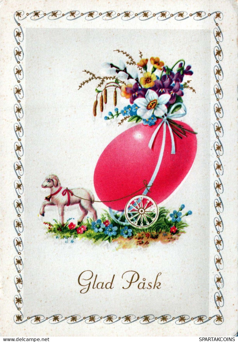PASQUA UOVO Vintage Cartolina CPSM #PBO115.IT - Pâques