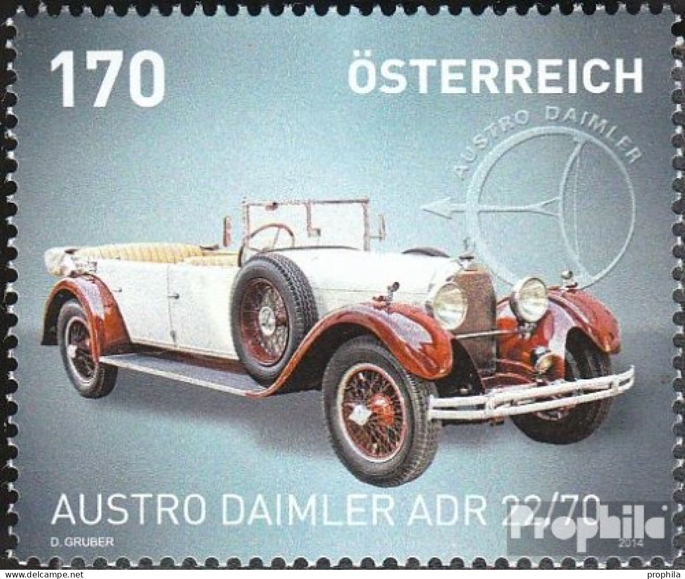 Österreich 3116 (kompl.Ausg.) Postfrisch 2014 Auto - Ungebraucht