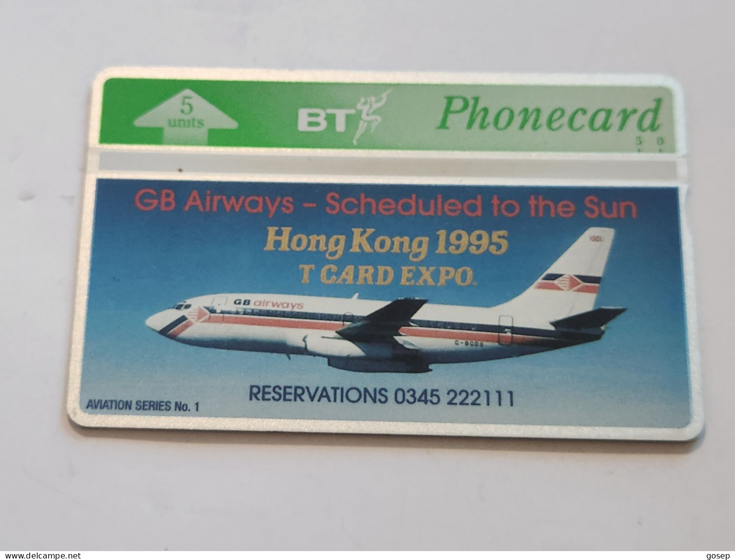 United Kingdom-(BTG-359A)- Aviation-(1)-G.B-hong Kong-(320)(5units)(408C24734)(tirage-3.000)-price Cataloge--10.00£-mint - BT General Issues