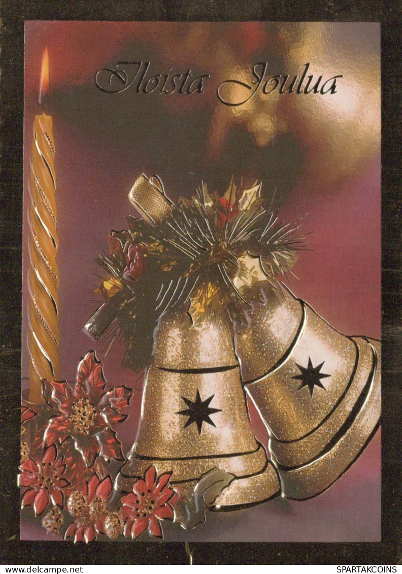 Buon Anno Natale BELL Vintage Cartolina CPSM #PAW436.IT - Anno Nuovo