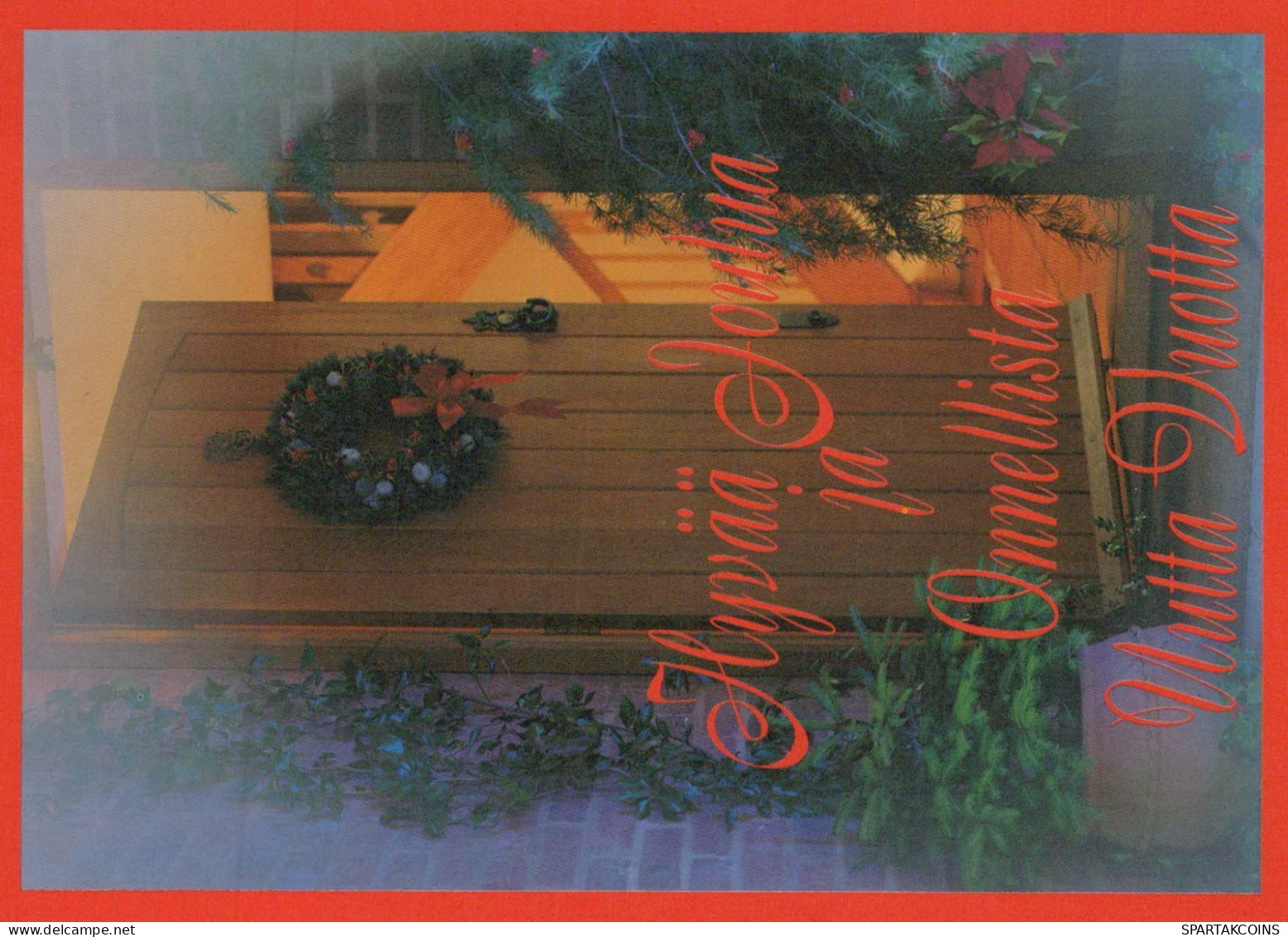 Buon Anno Natale Vintage Cartolina CPSM #PAW564.IT - Anno Nuovo