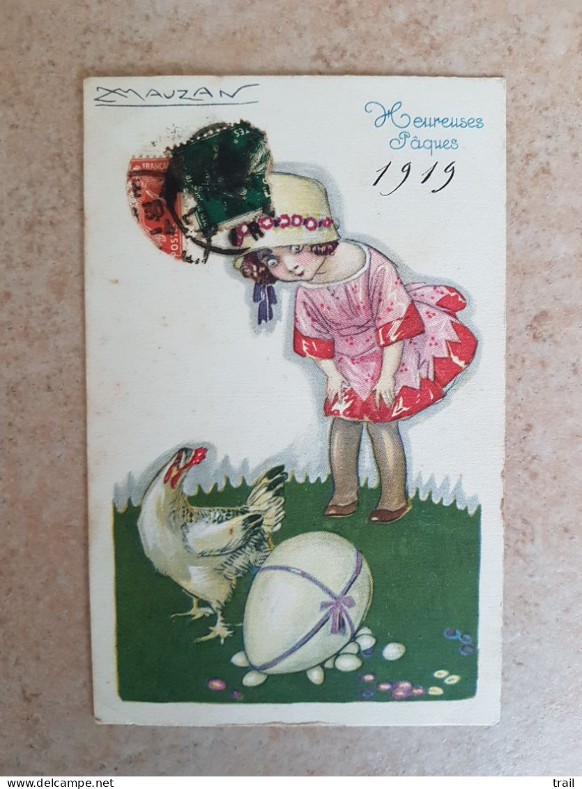 Cartes Postales Thème Pâques Année 1900 - Pâques