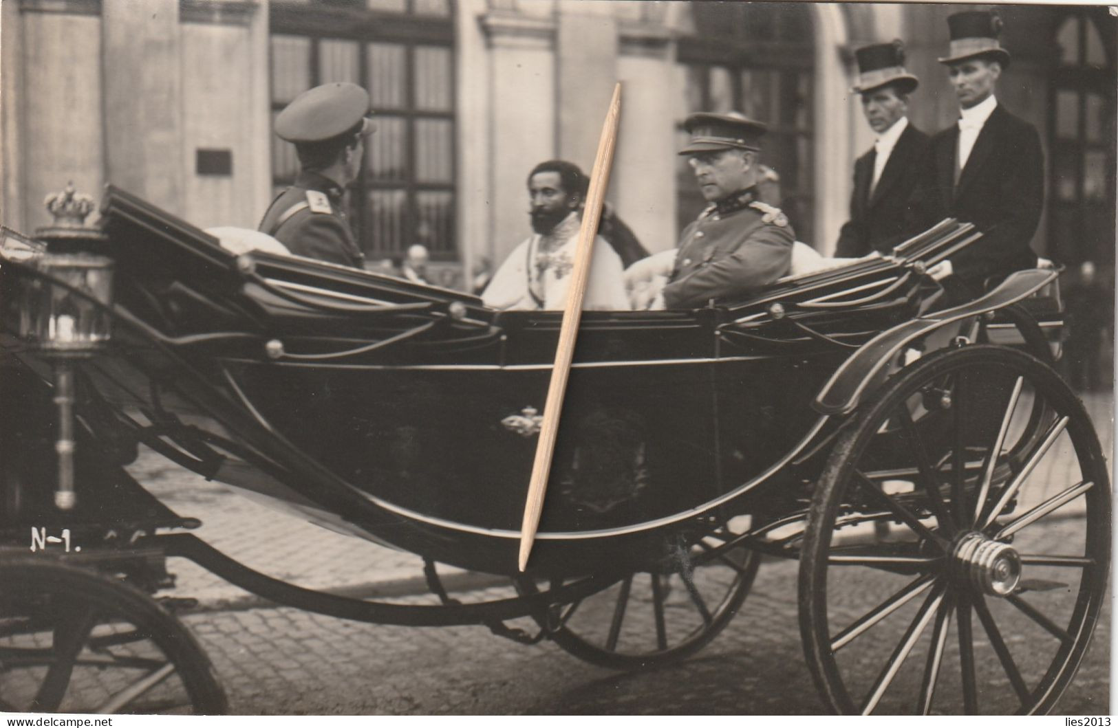 Postcard / ROYALTY / Belgium / Belgique / Roi Albert I / Koning Albert I / Haile Selassie / Haïlé Sélassié - Familias Reales
