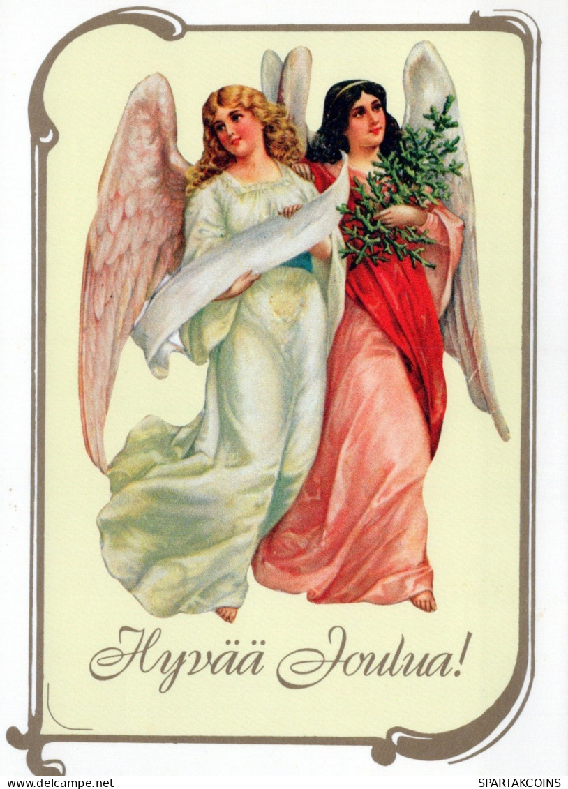 ANGELO Buon Anno Natale Vintage Cartolina CPSM #PAH962.IT - Angels