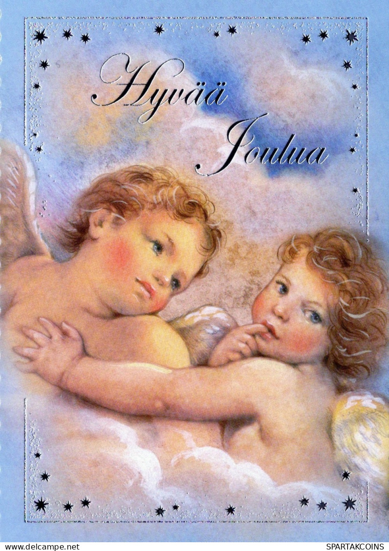 ANGELO Buon Anno Natale Vintage Cartolina CPSM #PAH894.IT - Anges