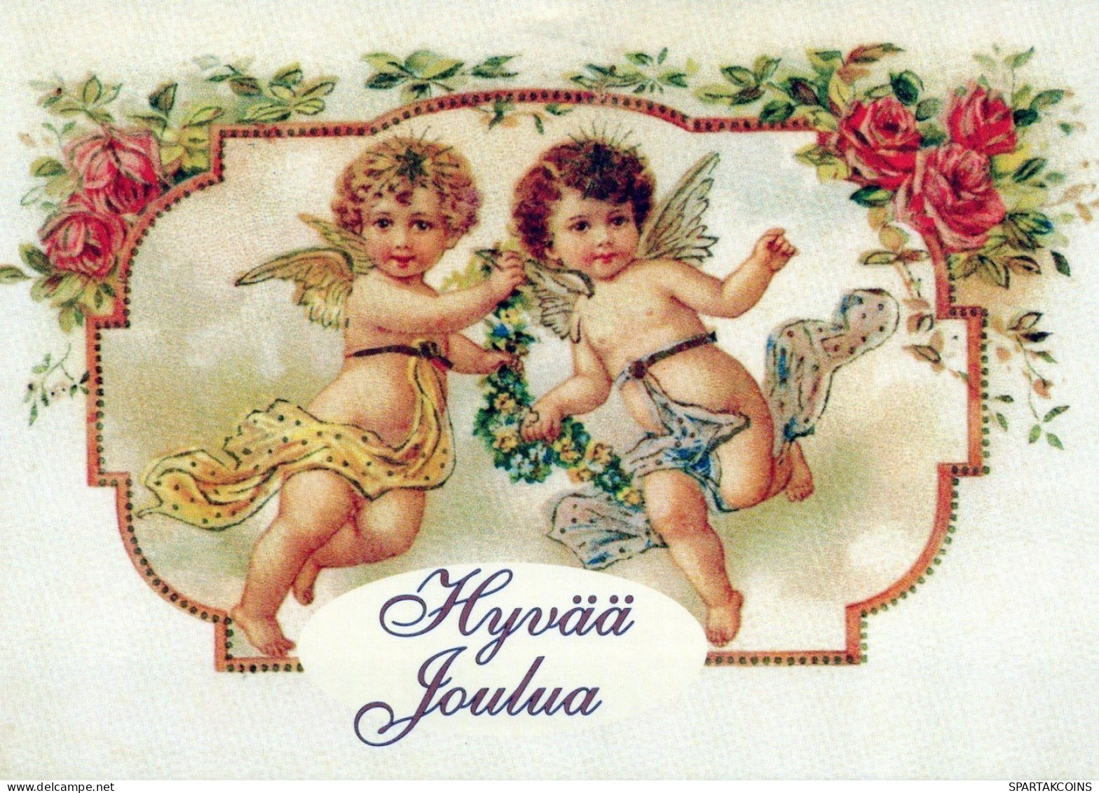 ANGELO Buon Anno Natale Vintage Cartolina CPSM #PAH210.IT - Angels
