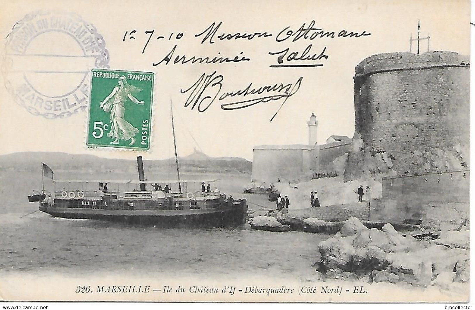 MARSEILLE ( 13 ) - Ile Du Château D' If - Débarcadère - Castello Di If, Isole ...