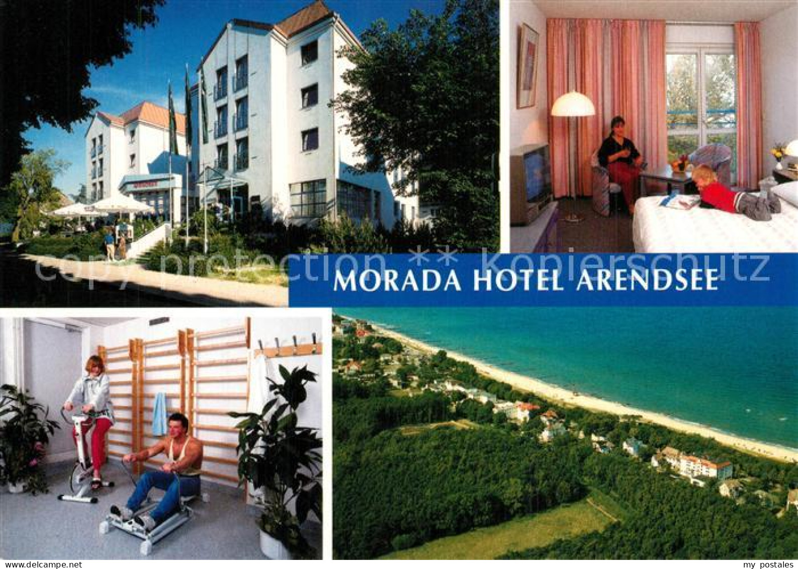 73613374 Arendsee Ostsee Morada Hotel Fitnessraum Fremdenzimmer Fliegeraufnahme  - Kuehlungsborn