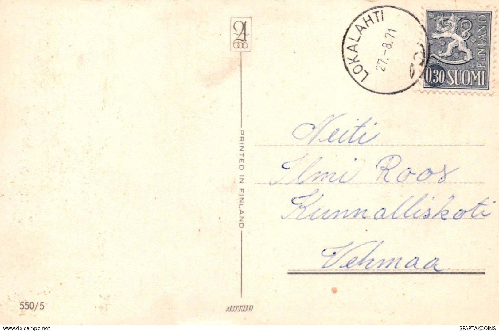 FLORES Vintage Tarjeta Postal CPSMPF #PKG113.ES - Fiori