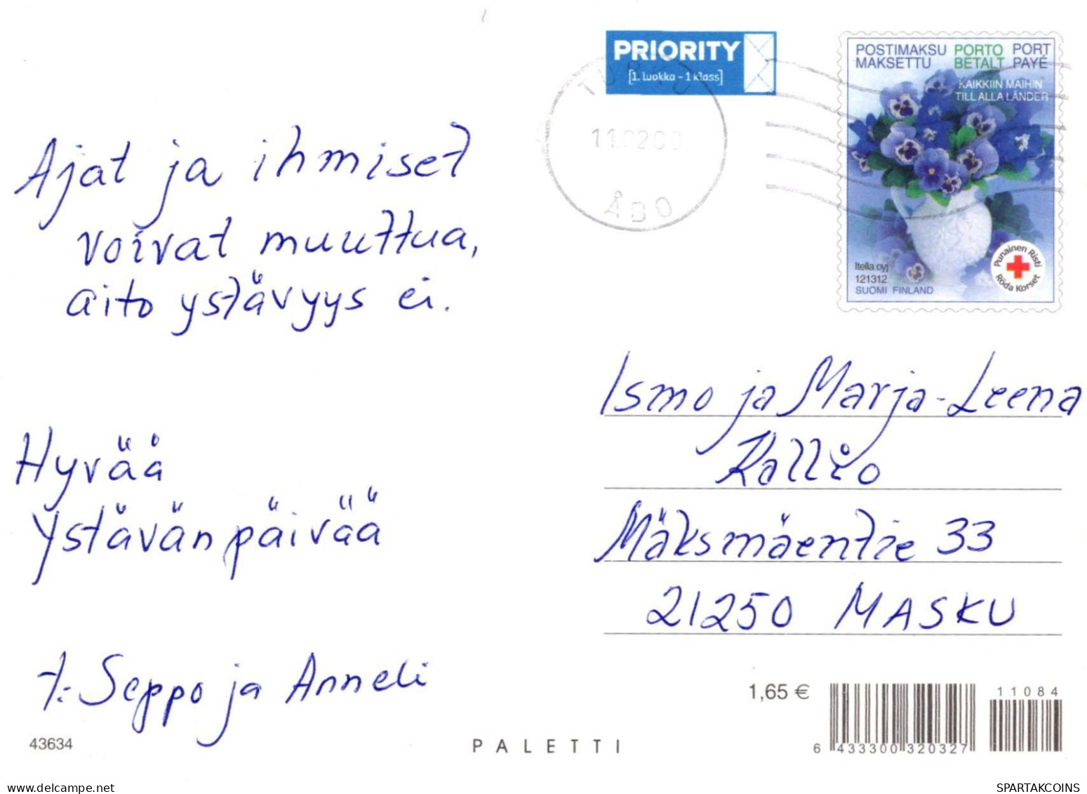 FLORES Vintage Tarjeta Postal CPSM #PBZ757.ES - Fiori
