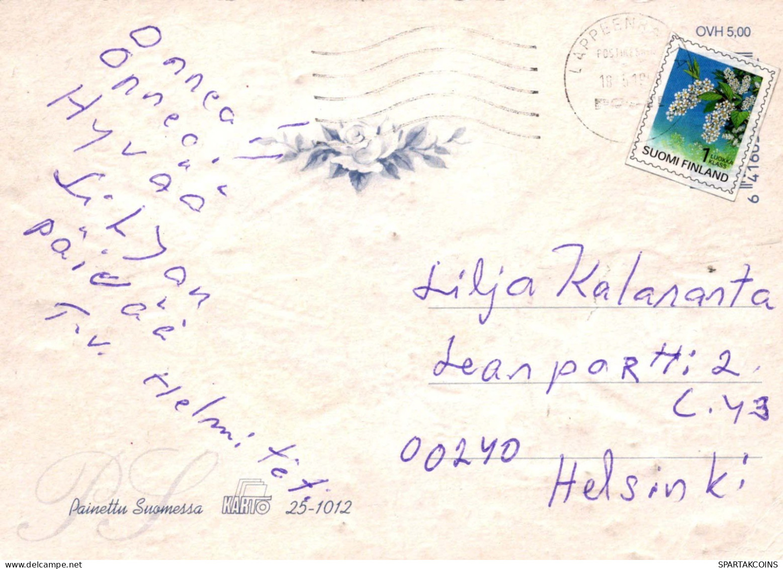 FLORES Vintage Tarjeta Postal CPSM #PBZ455.ES - Fiori