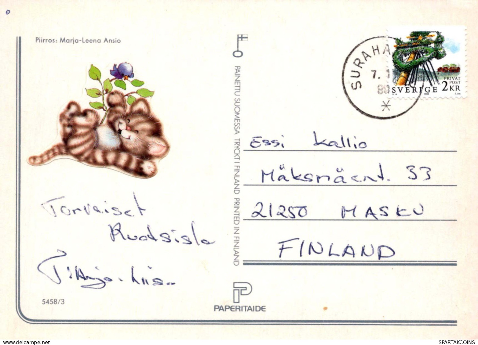 NIÑOS HUMOR Vintage Tarjeta Postal CPSM #PBV354.ES - Humorous Cards