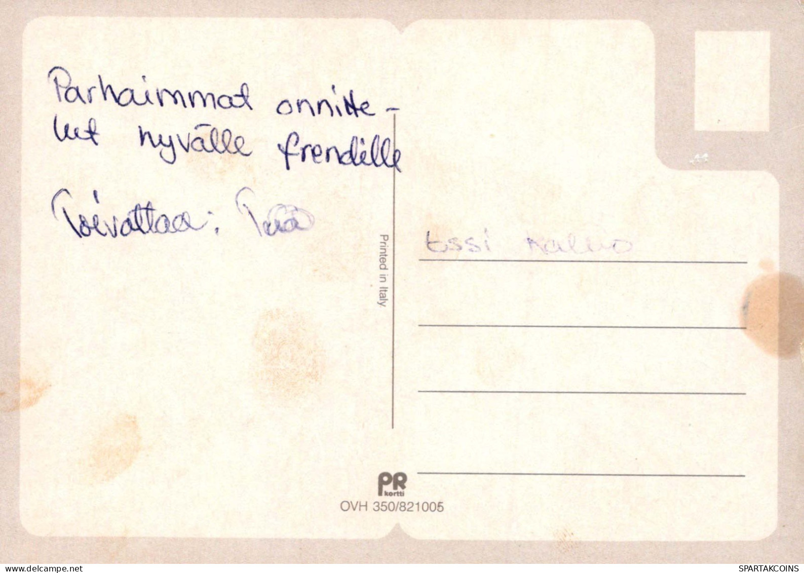 DISNEY DIBUJOS ANIMADOS Vintage Tarjeta Postal CPSM #PBV478.ES - Scènes & Paysages