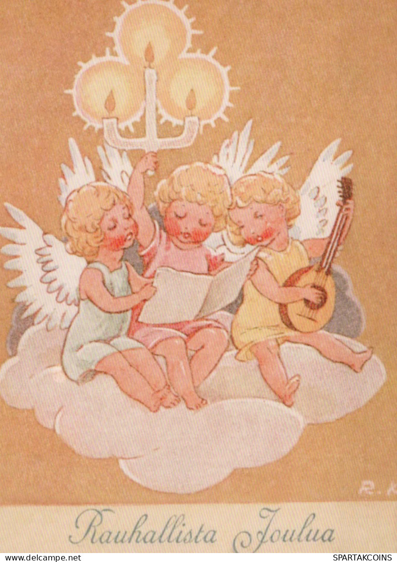 ÁNGEL Navidad Vintage Tarjeta Postal CPSM #PBP305.ES - Angels