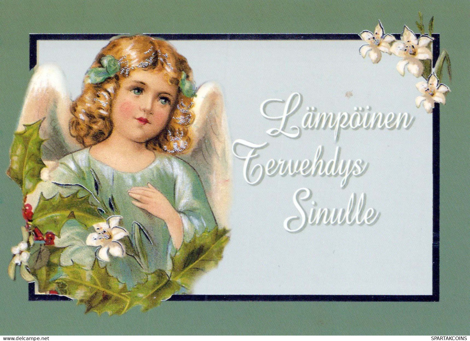 ÁNGEL Navidad Vintage Tarjeta Postal CPSM #PBP496.ES - Angels
