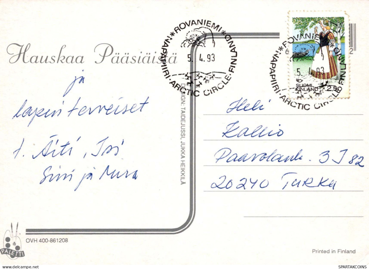 PASCUA POLLO HUEVO Vintage Tarjeta Postal CPSM #PBO620.ES - Pâques
