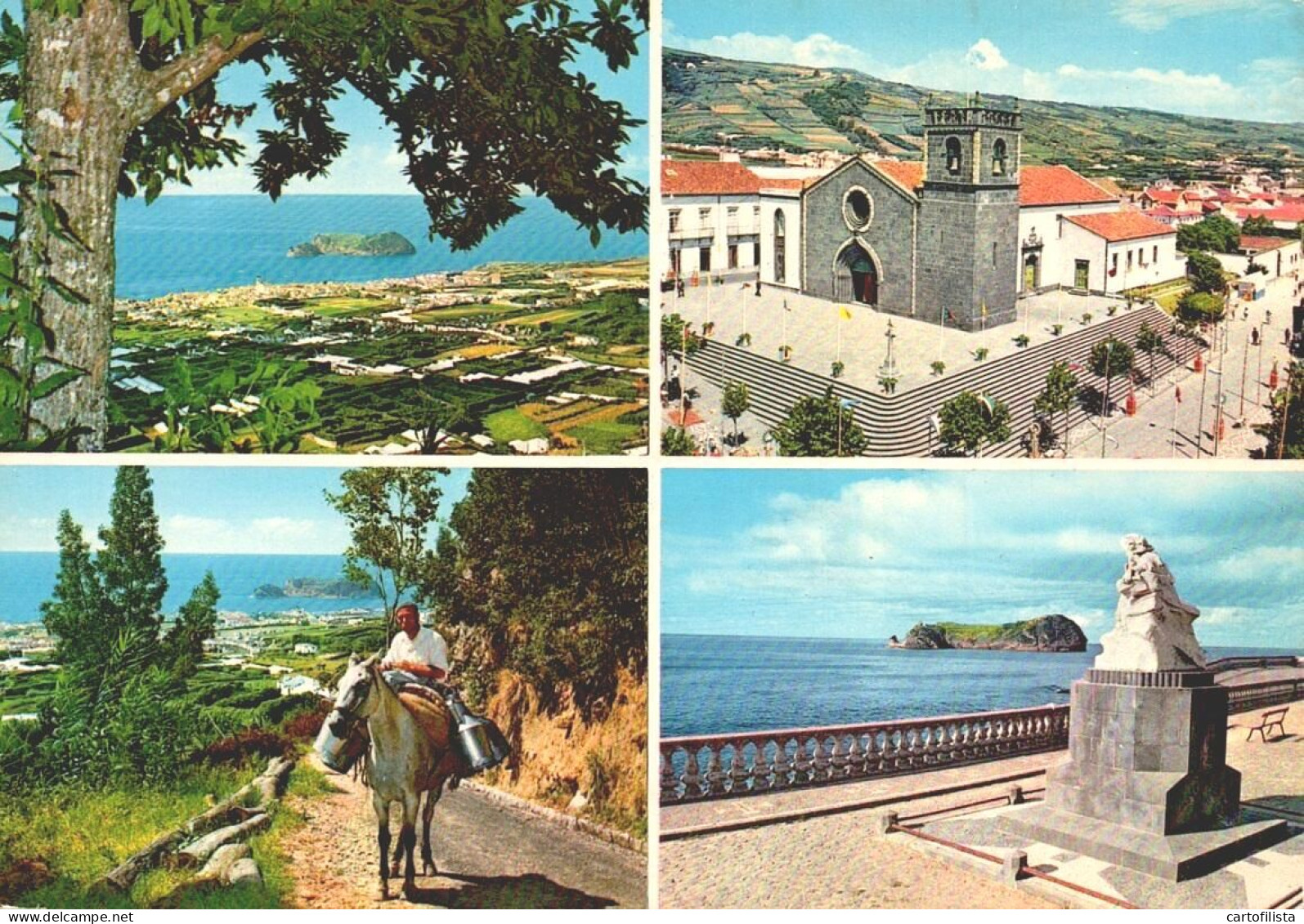 AÇORES, SÃO MIGUEL - Vistas De Vila Franca Do Campo  (2 Scans) - Açores