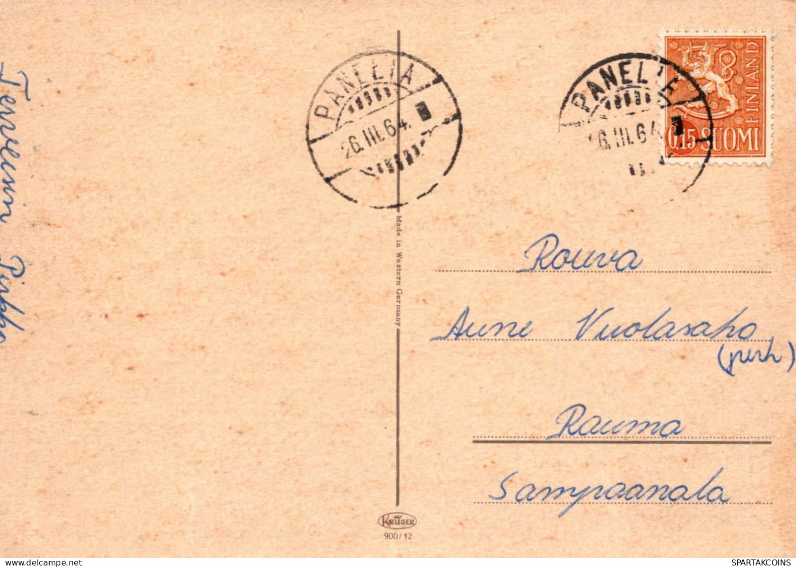 PASCUA POLLO HUEVO Vintage Tarjeta Postal CPSM #PBO998.ES - Pâques
