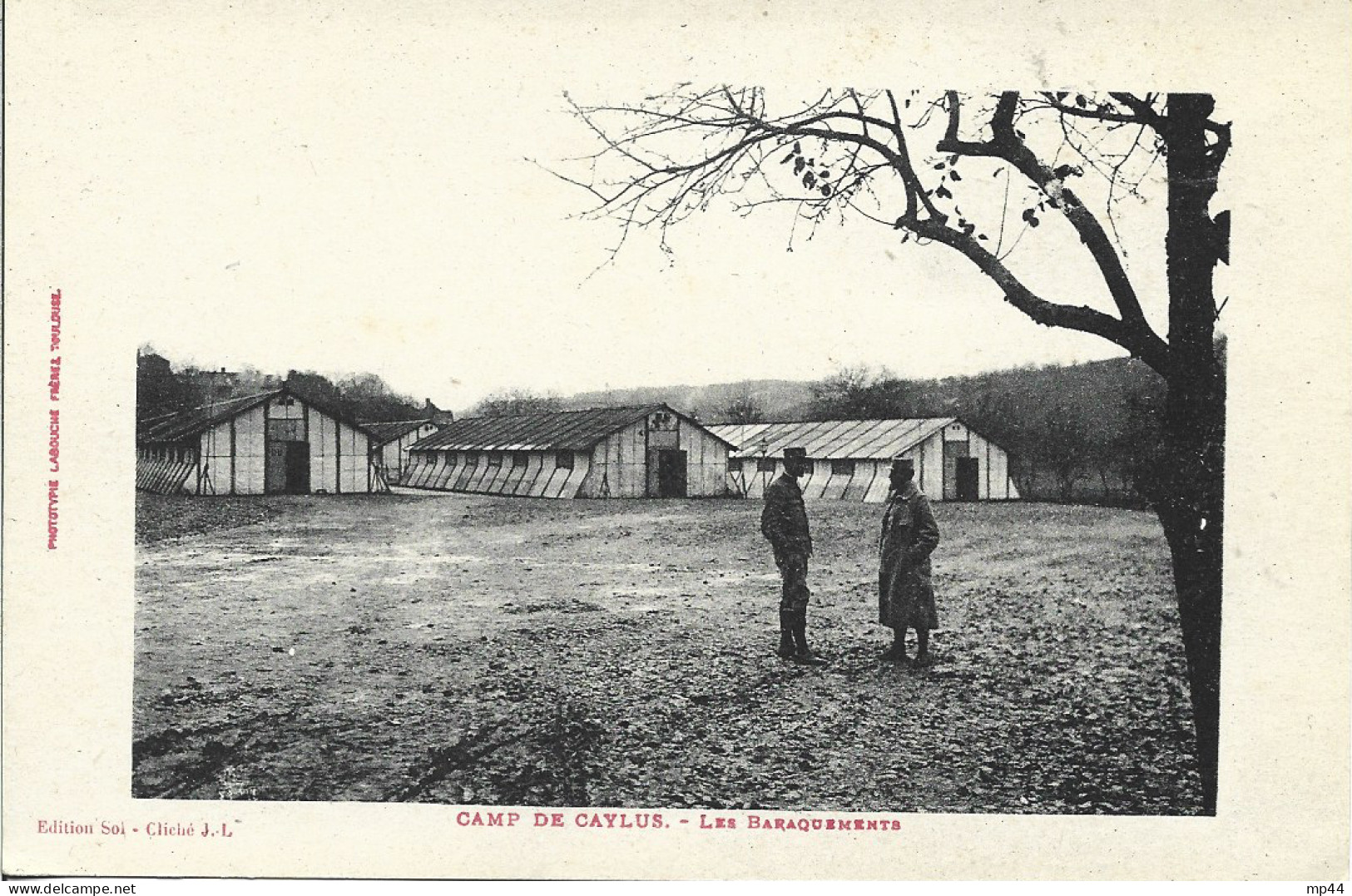 6P1  ---  82  Camp De CAYLUS  Les Baraquements - Caylus