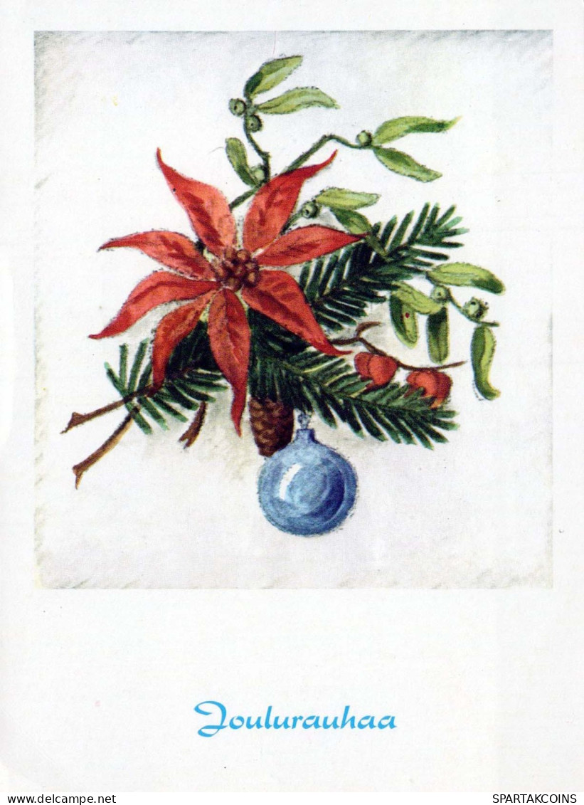 Feliz Año Navidad Vintage Tarjeta Postal CPSM #PBN434.ES - Anno Nuovo