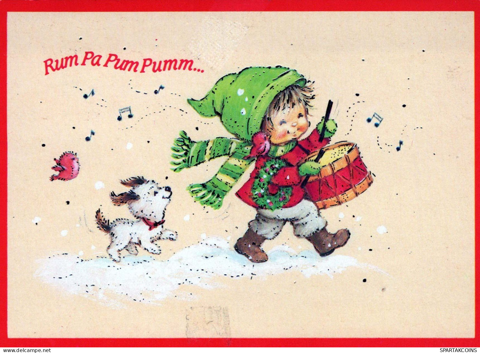 Feliz Año Navidad NIÑOS Vintage Tarjeta Postal CPSM #PBM211.ES - Neujahr
