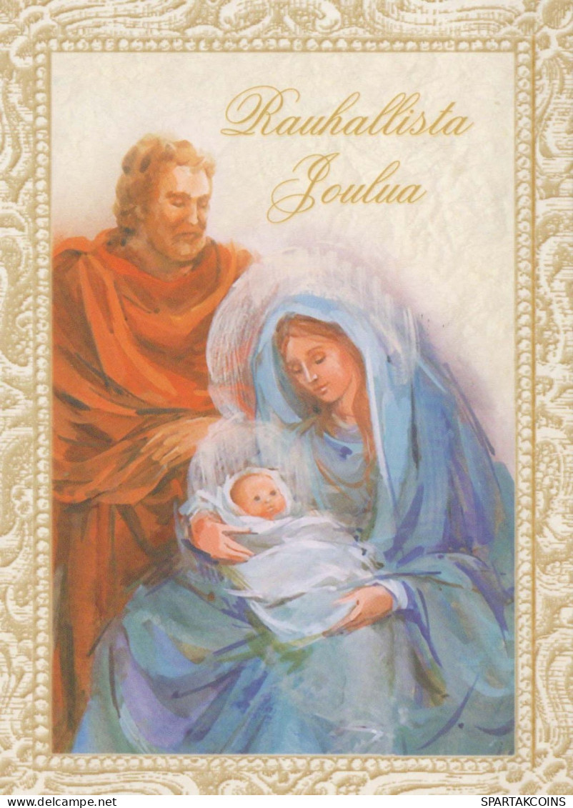 Virgen María Virgen Niño JESÚS Navidad Religión Vintage Tarjeta Postal CPSM #PBB913.ES - Maagd Maria En Madonnas