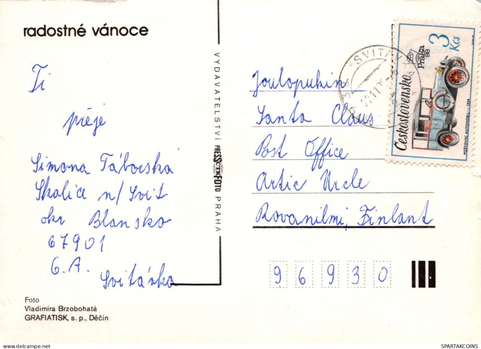 Feliz Año Navidad VELA Vintage Tarjeta Postal CPSM #PBA806.ES - Anno Nuovo