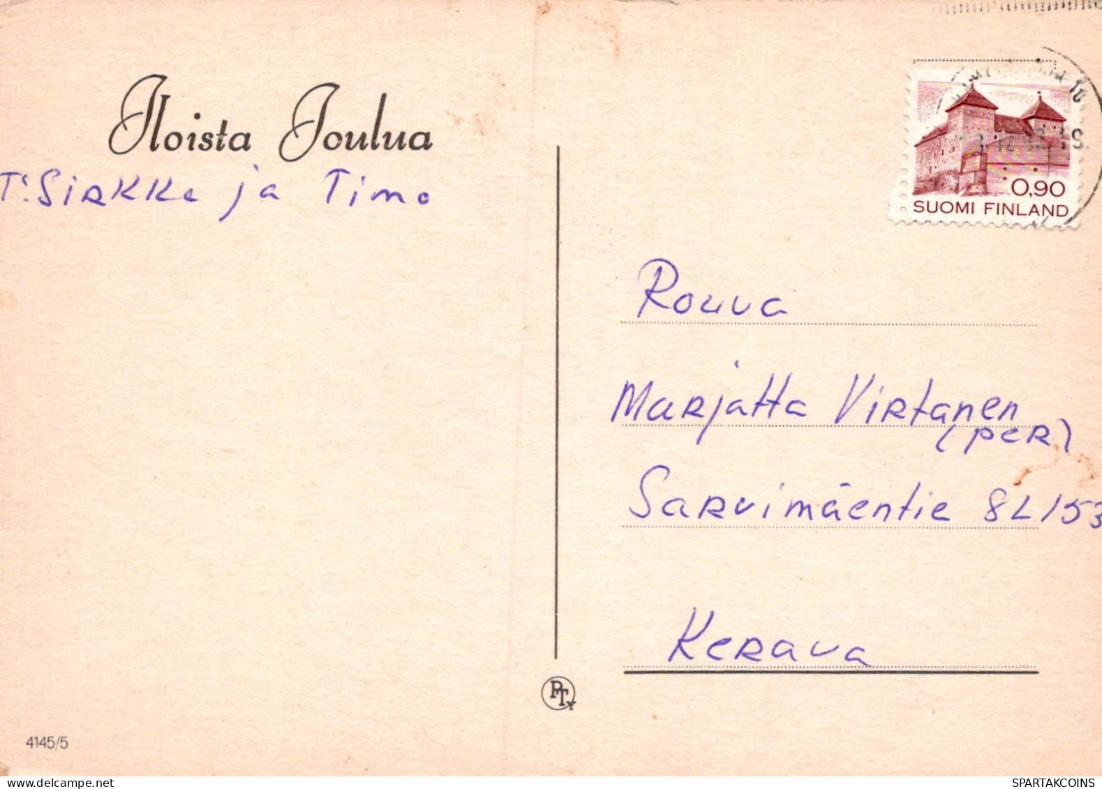 Feliz Año Navidad GNOMO Vintage Tarjeta Postal CPSM #PAY137.ES - New Year