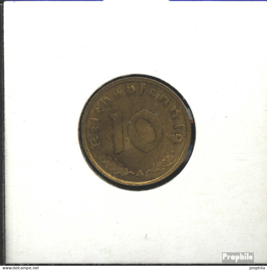 Deutsches Reich Jägernr: 364 1939 A Vorzüglich Aluminium-Bronze 1939 10 Reichspfennig Reichsadler - 10 Reichspfennig