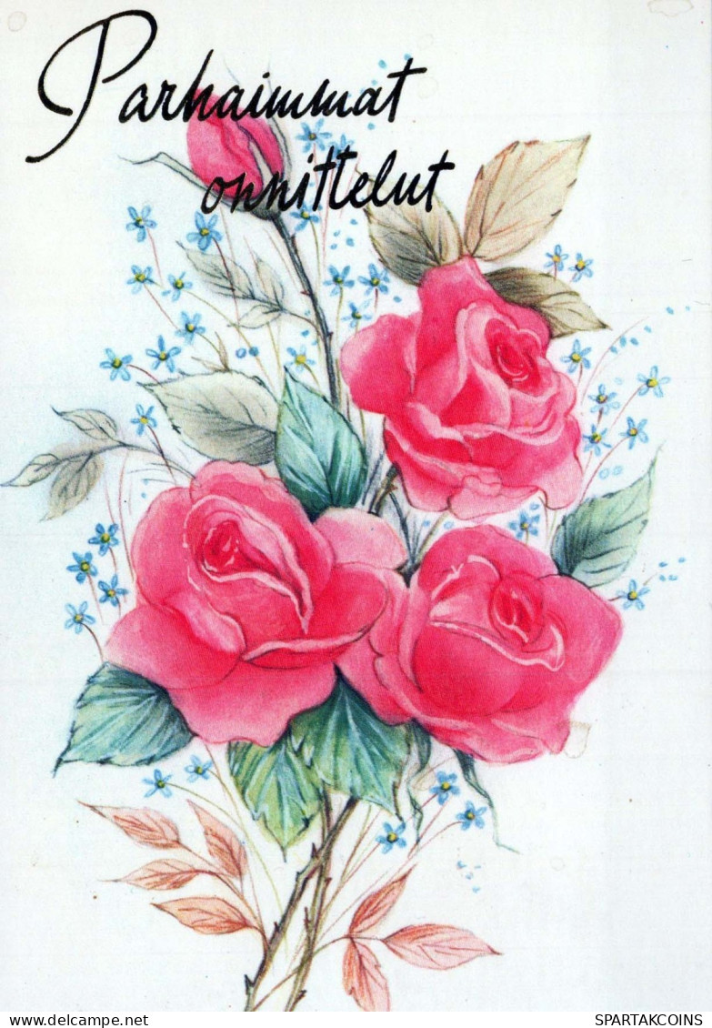 FLORES Vintage Tarjeta Postal CPSM #PAR927.ES - Fleurs