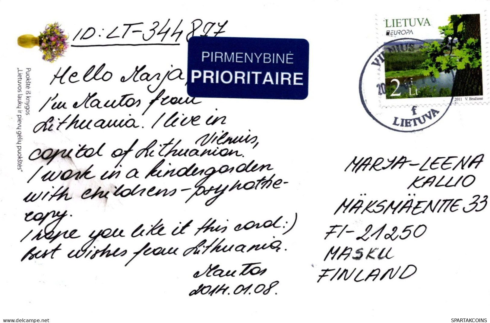 FLORES Vintage Tarjeta Postal CPSM #PAR447.ES - Bloemen