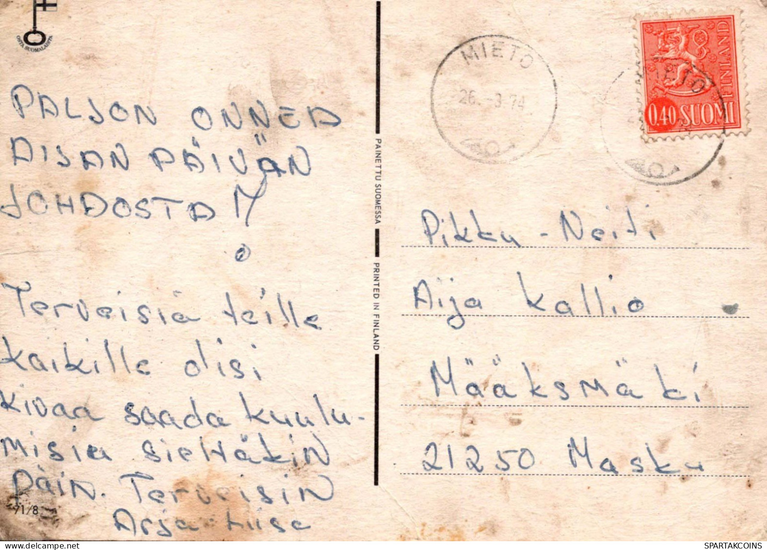 FLORES Vintage Tarjeta Postal CPSM #PAR146.ES - Fleurs