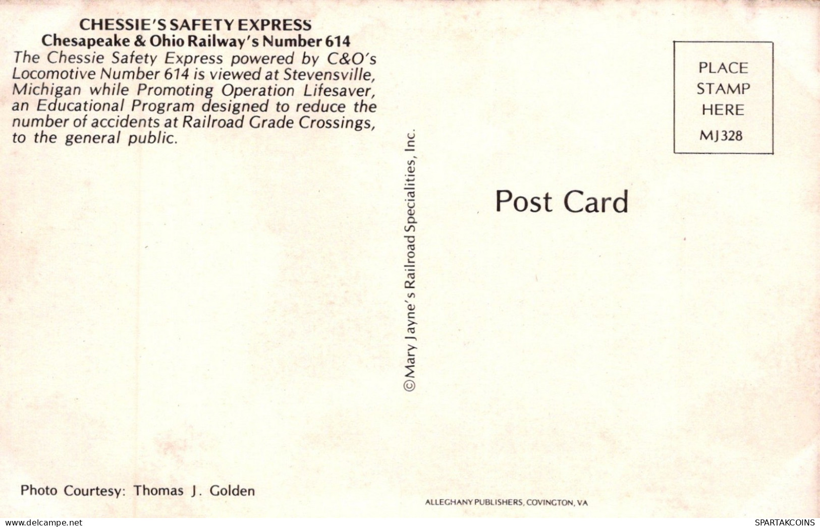 TREN TRANSPORTE Ferroviario Vintage Tarjeta Postal CPSMF #PAA564.ES - Trains